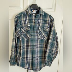 Vintage Carhartt Men's Flannel Button Down Shirt